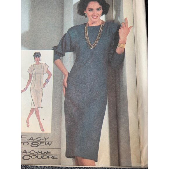 Simplicity Misses Dress Sewing Pattern sz 10 - 14 7746 - uncut - Picture 2 of 10